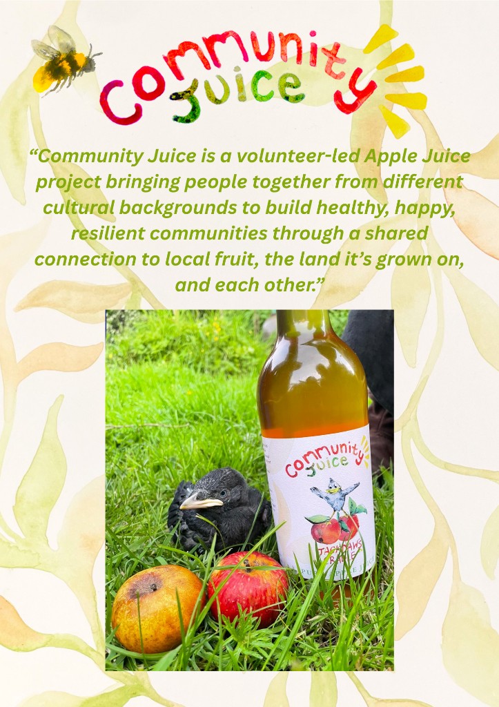 Community Juice: volunteer-led apple juice project